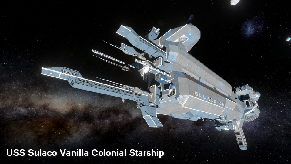 USS Sulaco Colonial Starship preview