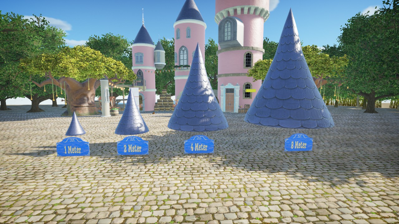 POINTED ROOF RECOLORABLE - 1 METER