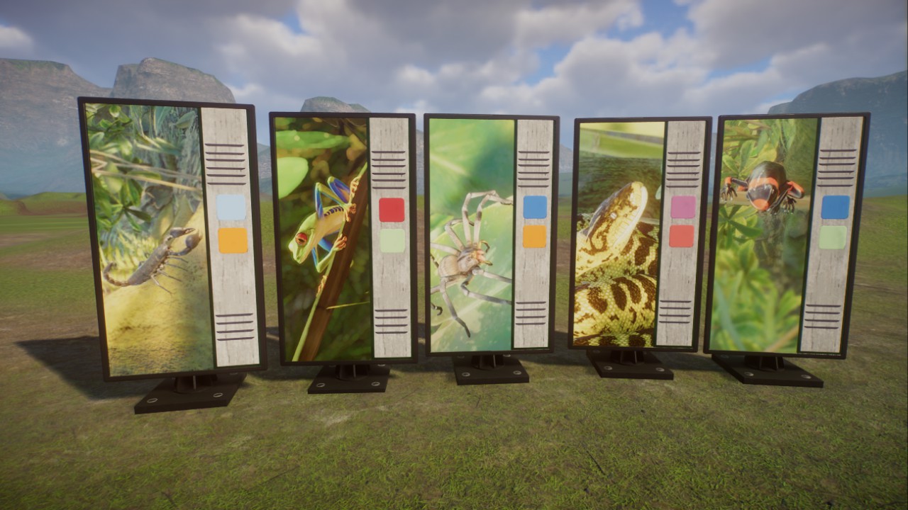 Reptile Info Signs
