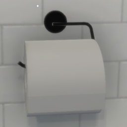 Toilet Paper Dispenser 2 Black