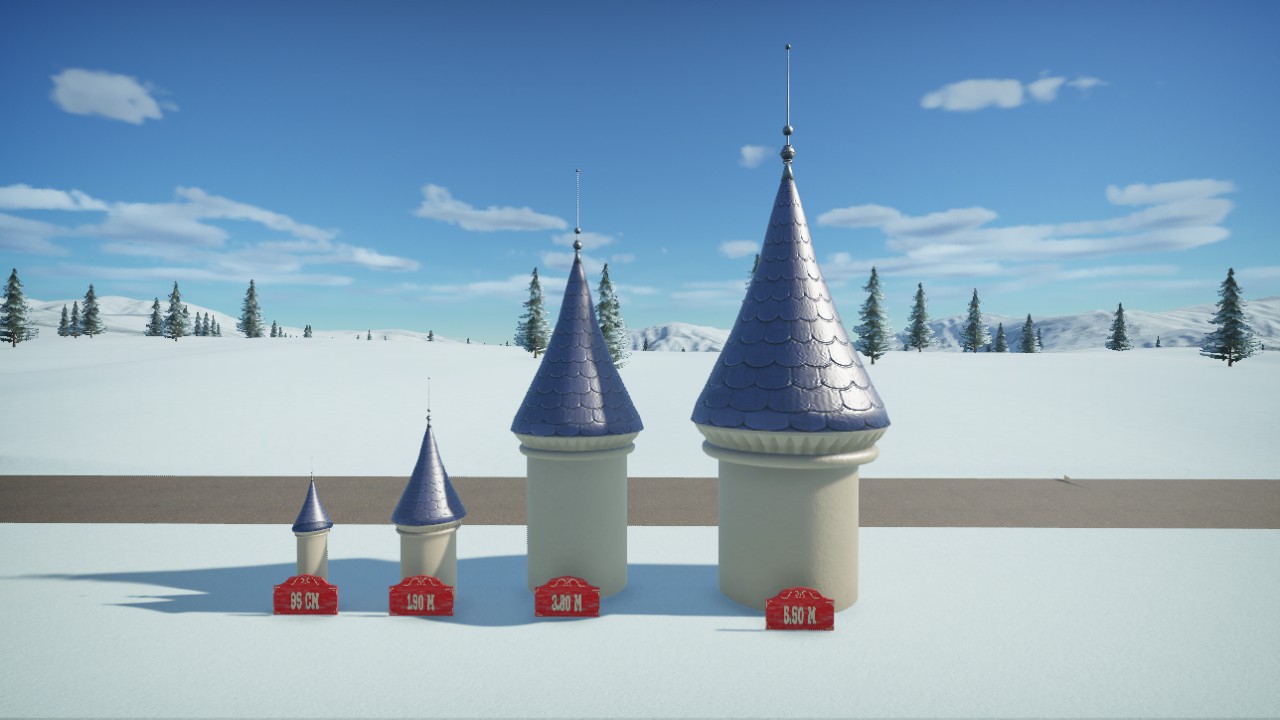 CASTEL ROOF CORNER - 95 CM