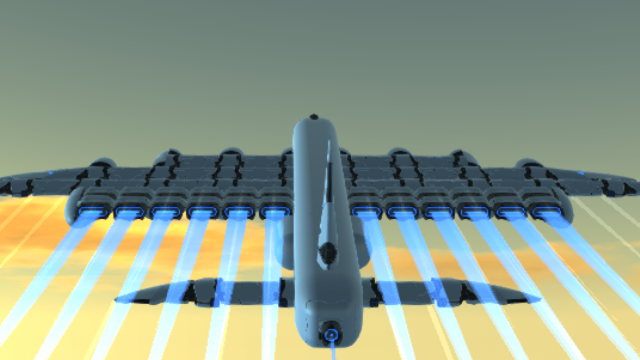 White plane