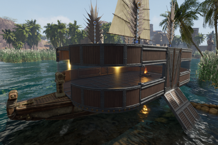 Barco de madera simple – Soulmask Mod