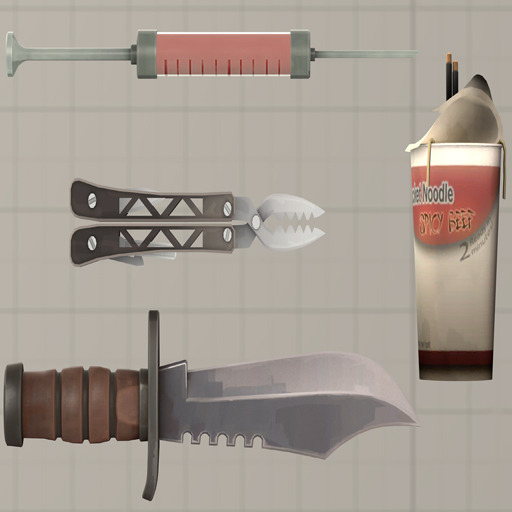 Team Fortress 2 Enhanced Small Weapons Pack #46 (Props)