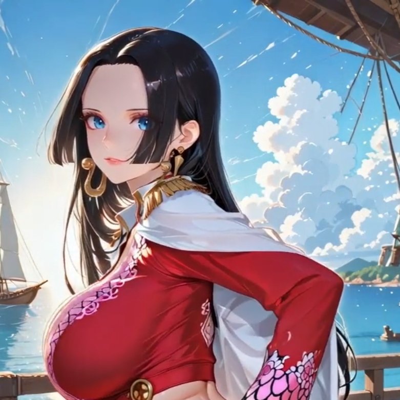 AiVixenchan AI同人动画 海贼王 ONE PIECE 女帝 Boa·Hancock