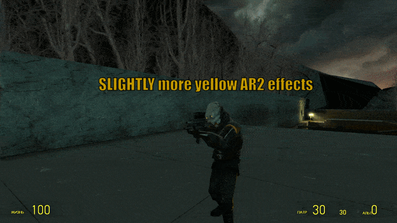 SLIGHTLY more yellow AR2 effects (Port) preview