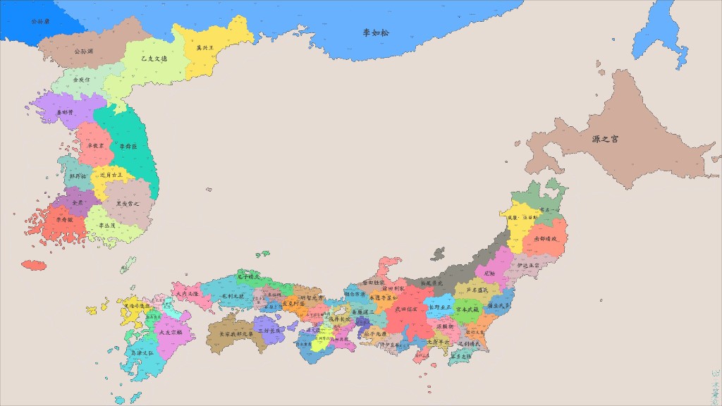 日韩名将乱斗（开盘）
