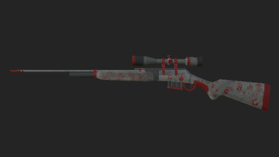 Cave Art Sniper Rifle Riverside (for Cave Art weapon pack part 1)