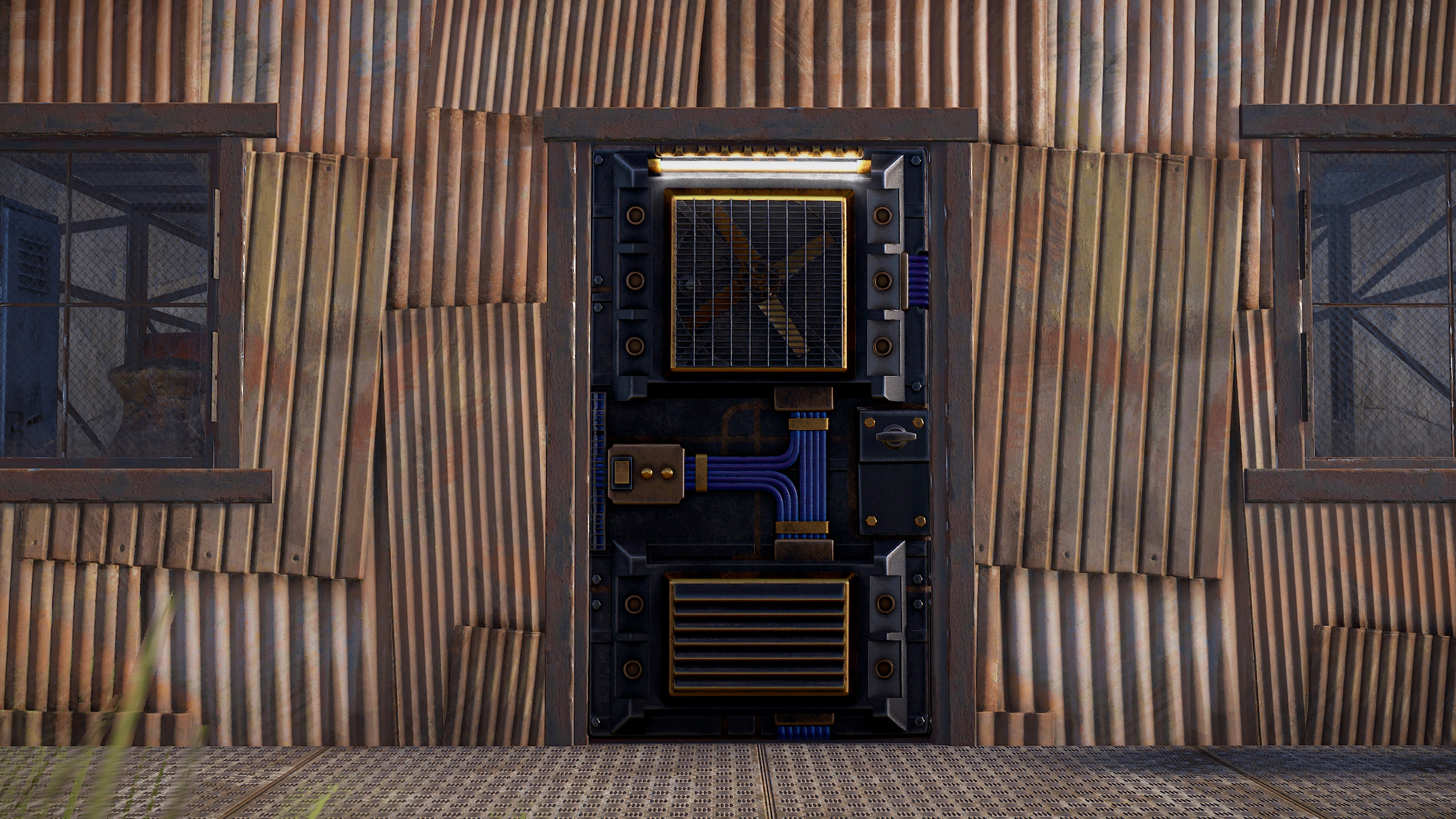 Cooling Station Metal Door