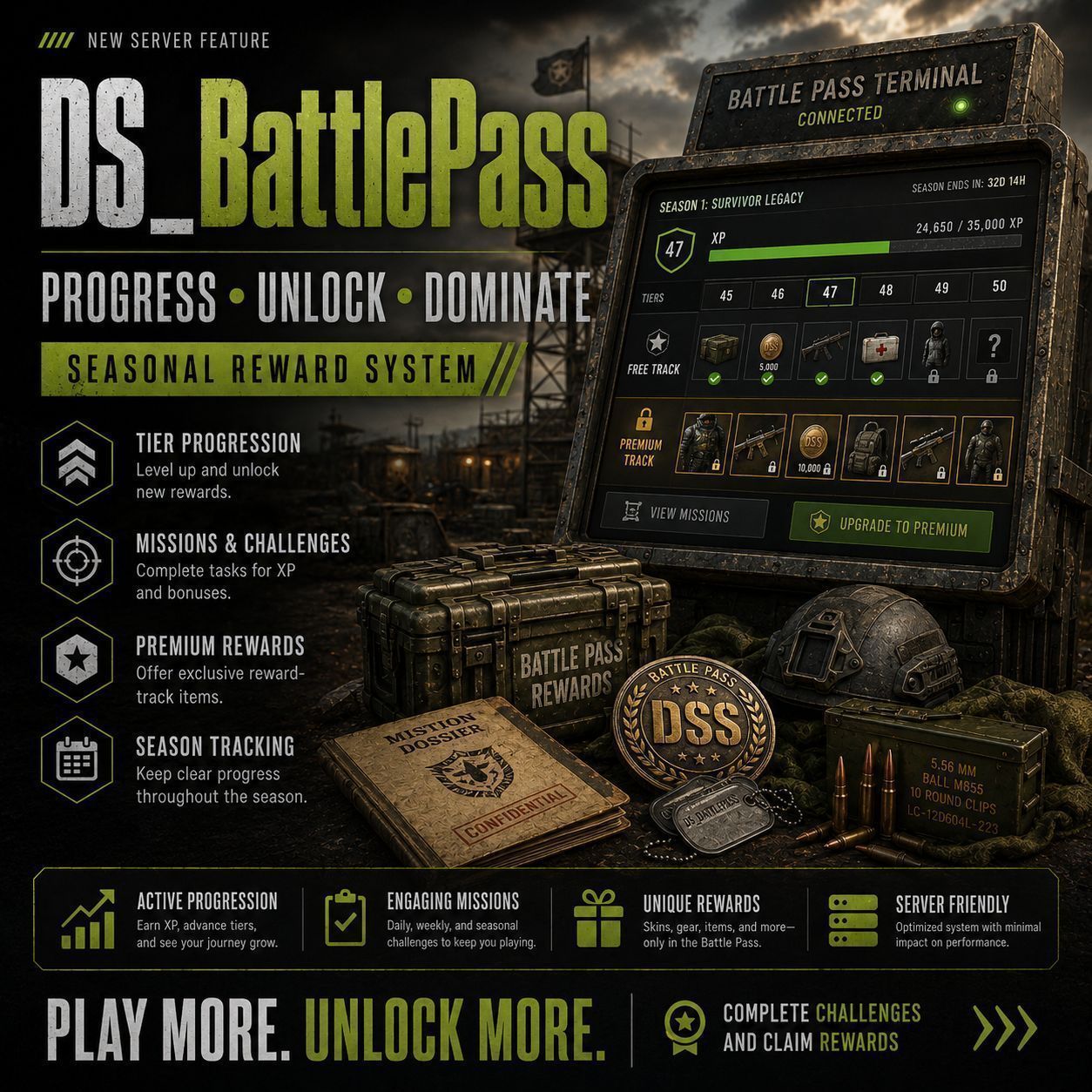 DS Season Pass (BattlePass)-(15.8.26)