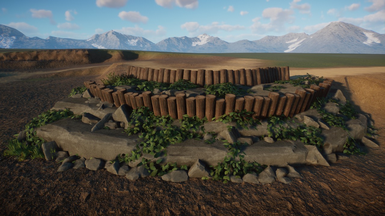 Border/fence, scenery