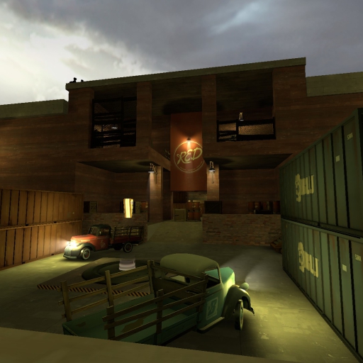 Courtyard Curfuffle – Team Fortress 2 Mod