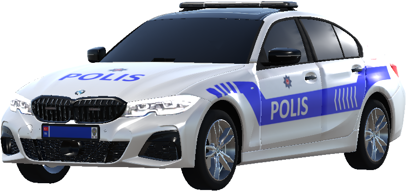BMW Turkish Police car