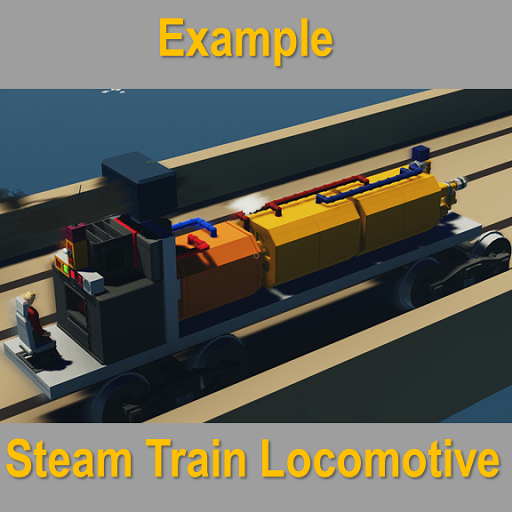Example Steam Train Locomotive preview