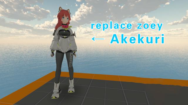 Arknights Endfield Akekuri（明日方舟终末地 秋栗）replace zoey