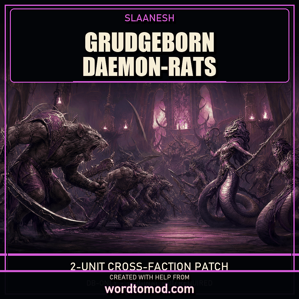 Grudgeborn Daemon-Rats for Slaanesh