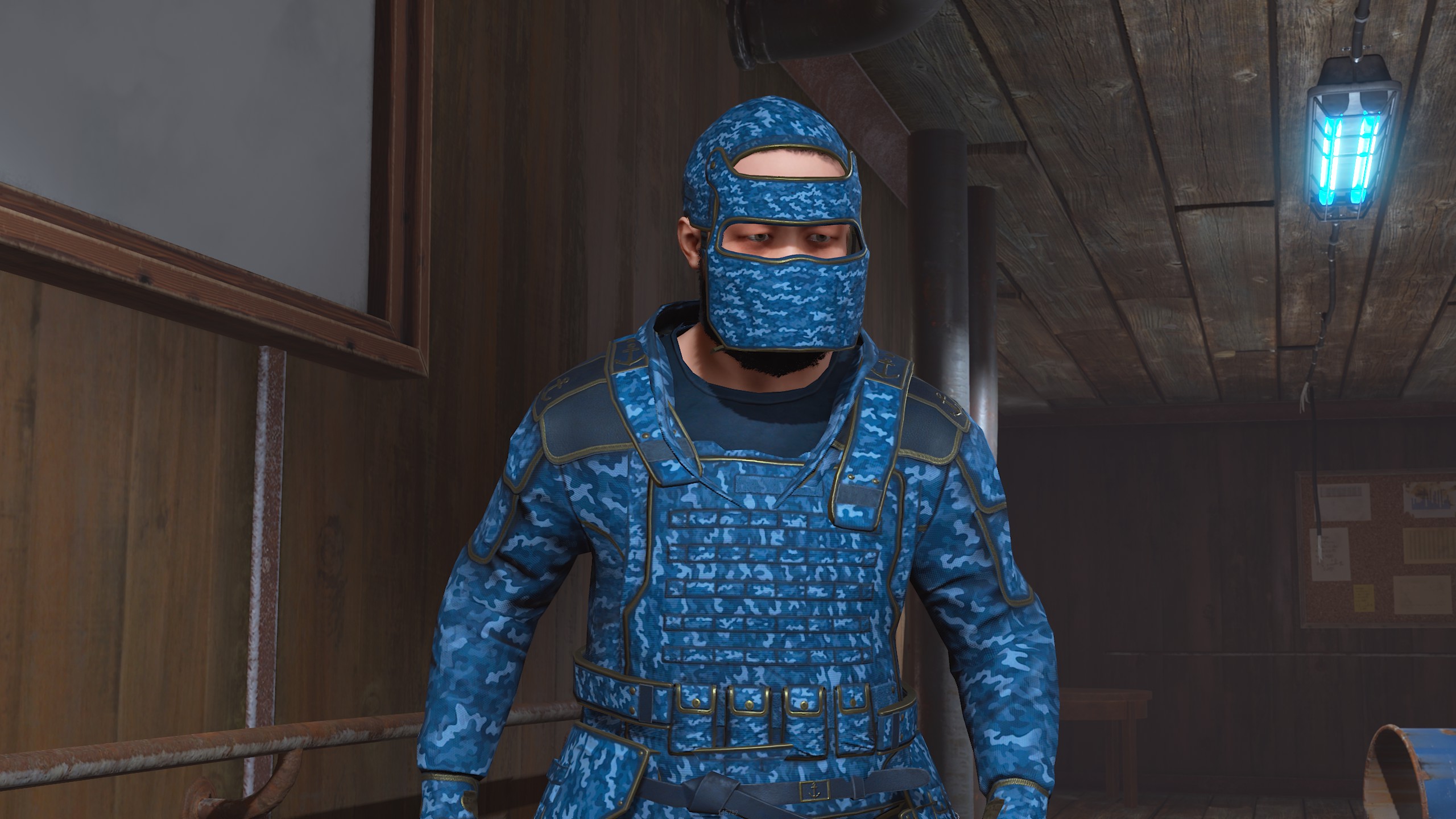Naval Camo Facemask thumbnail 6