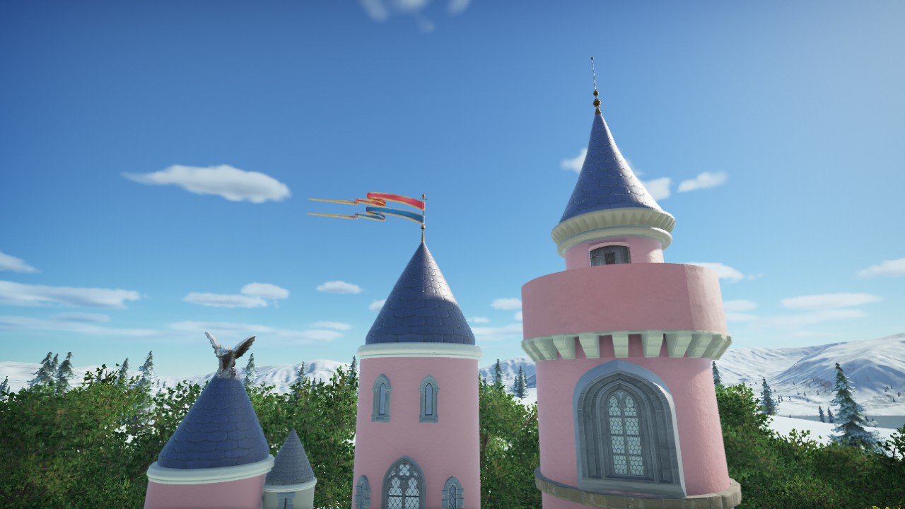 POINTED ROOF RECOLORABLE - 8 Meter