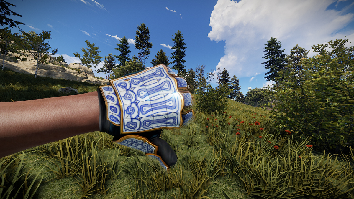 Porcelain Roadsign Gloves