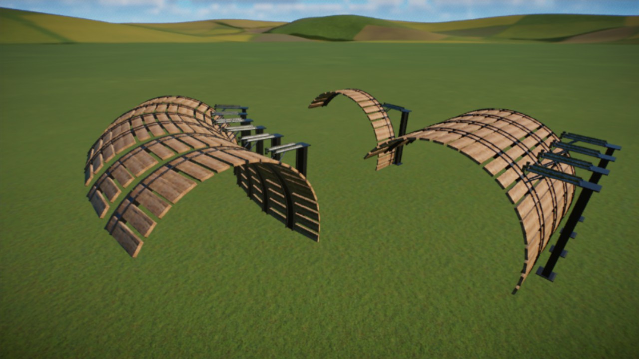 Leafy's Curved Canopy Set