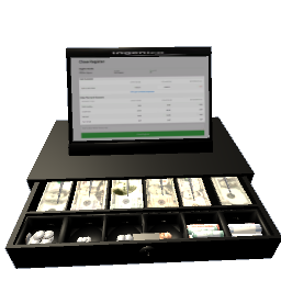 Modern pos register