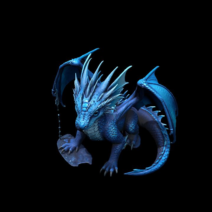 Young Blue Dragon