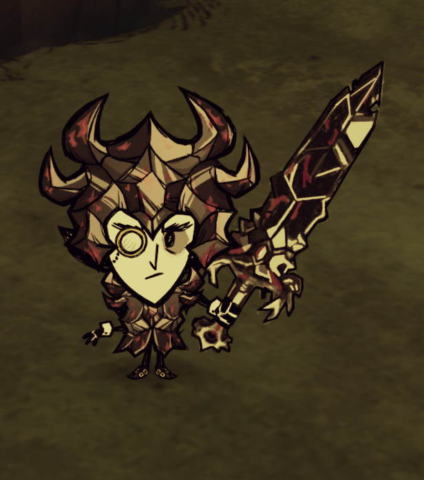 Dreadstone Sword – Don't Starve Together Mod