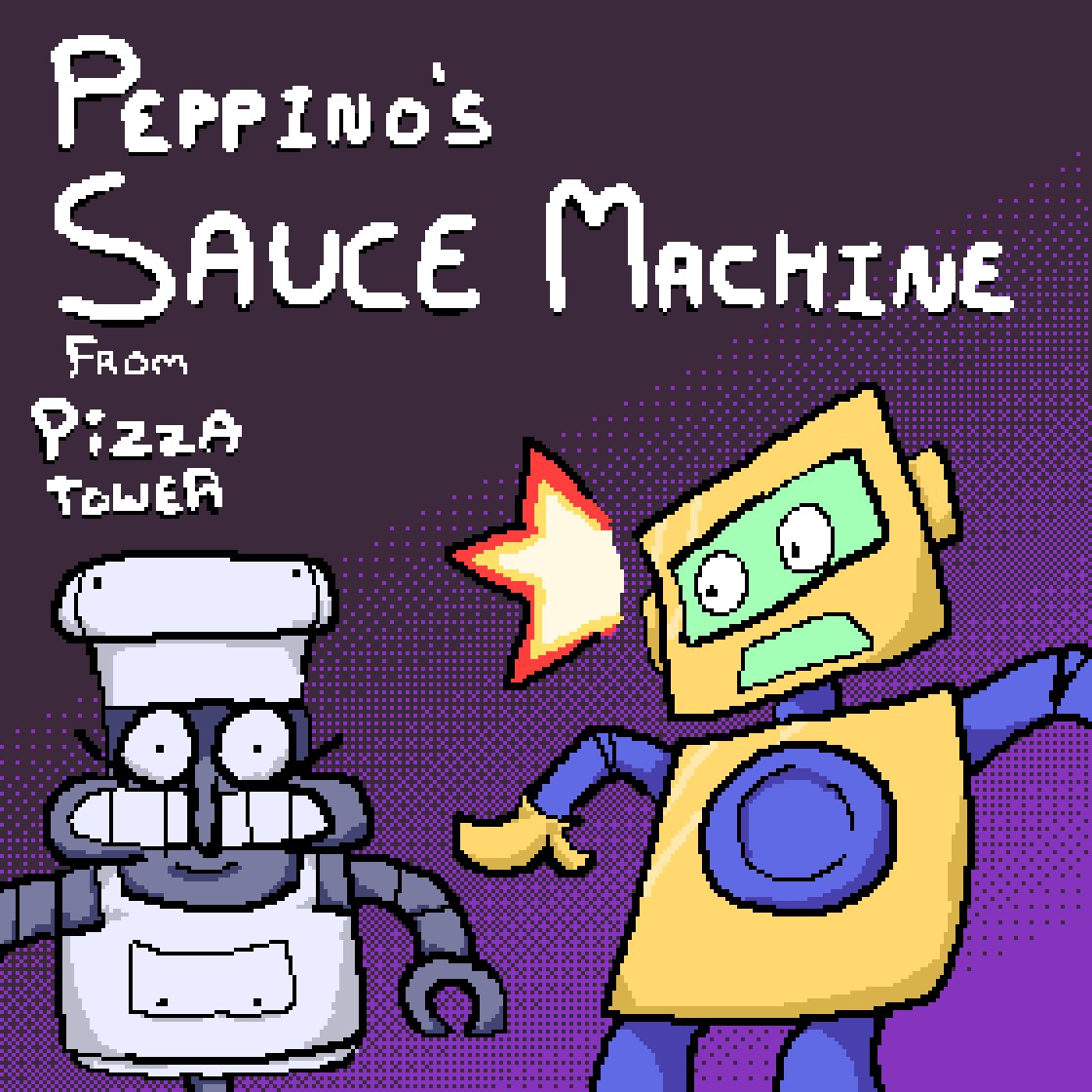 Peppino's Sauce Machine from Pizza Tower