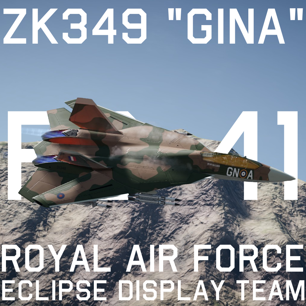 RAF Eclipse Display Team ZJ913 ‘ZK349 ‘GiNA’’