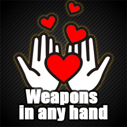 Use any weapon in any hand