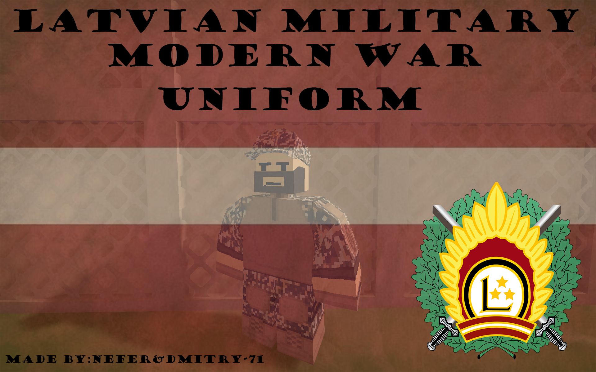 Latvian Modern War Uniform – Unturned Mod