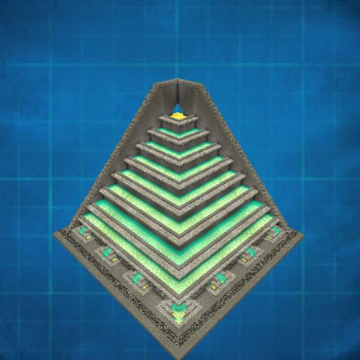 healing pyramid fountain