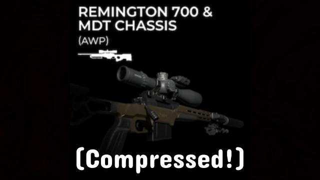Remington 700 & MDT Chassis (AWP) (Compressed edition)