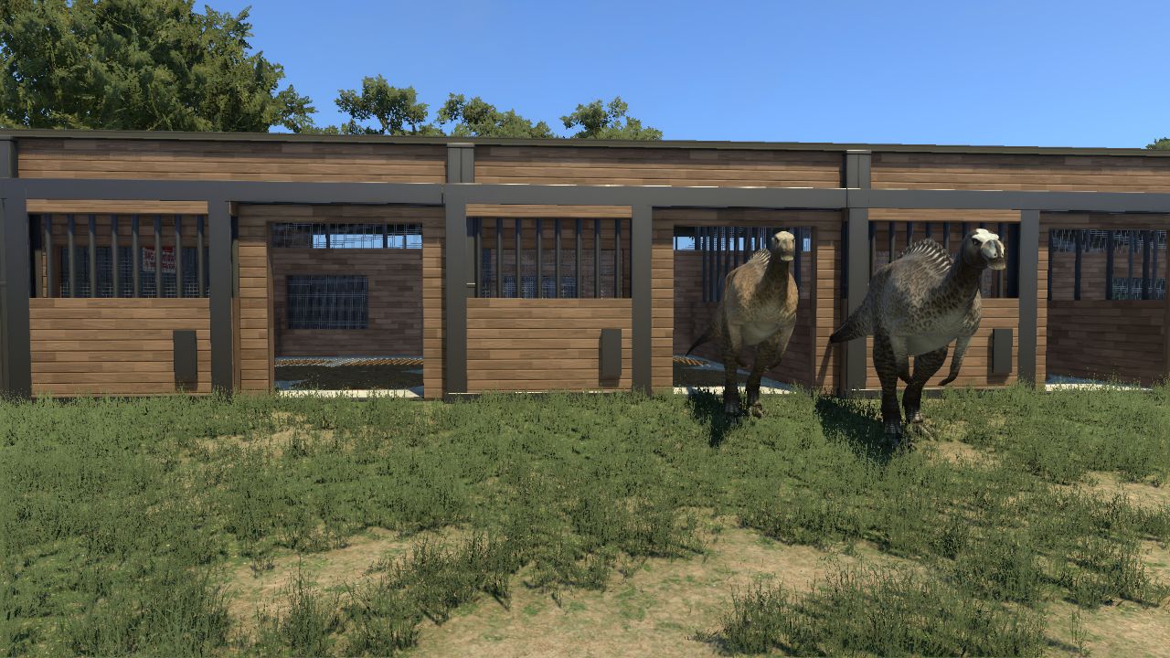 medium small animal stable - modern