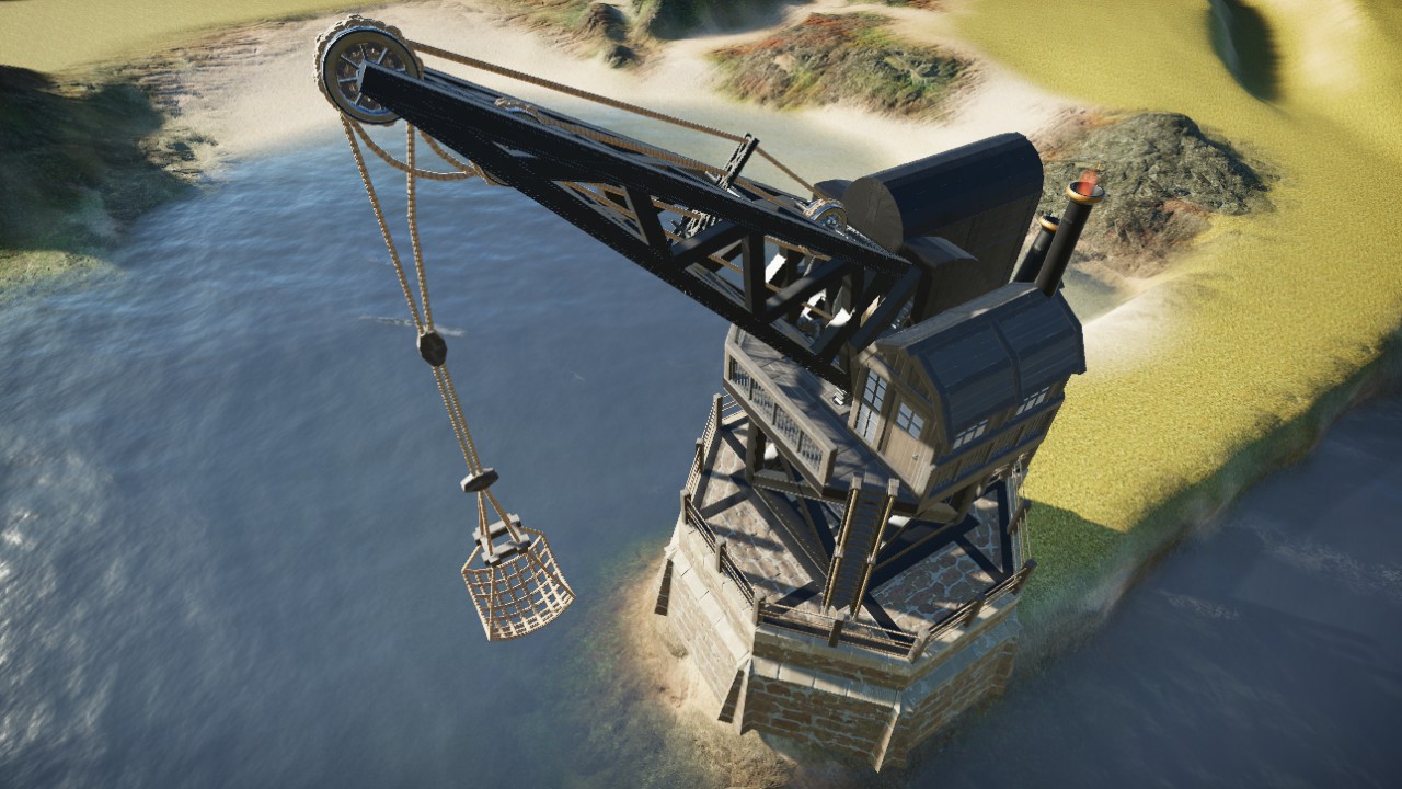 Industrial harbour crane /// Grue industrielle portuaire