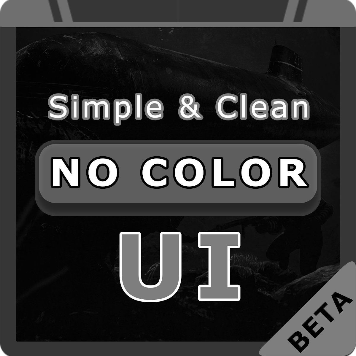 Simple Clean No Color UI – Barotrauma Mod