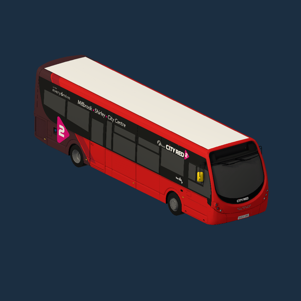 First Southampton Cityred 2 Branded Wright Streetlite DF