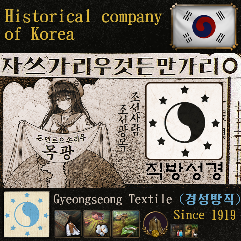 Korean historical company 「Gyeongseong Textile」 preview