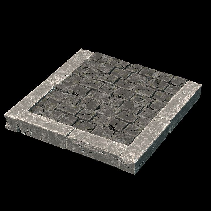 Cobblestone walkway U