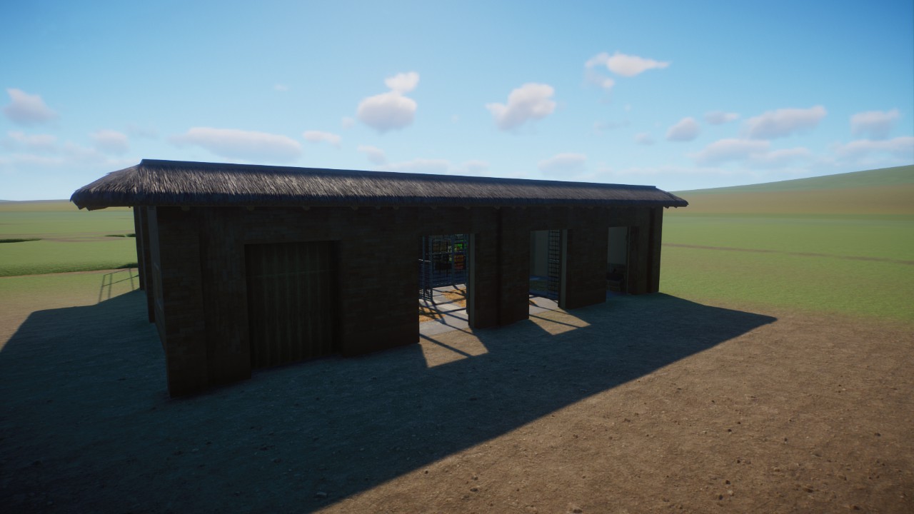 Ostrich Shelter created by Zookeeperplays