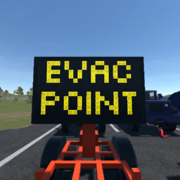 CEMA Evac point SIGN BOARD