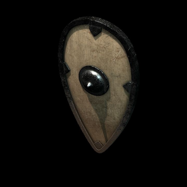 Shield, Kite, Wood 2
