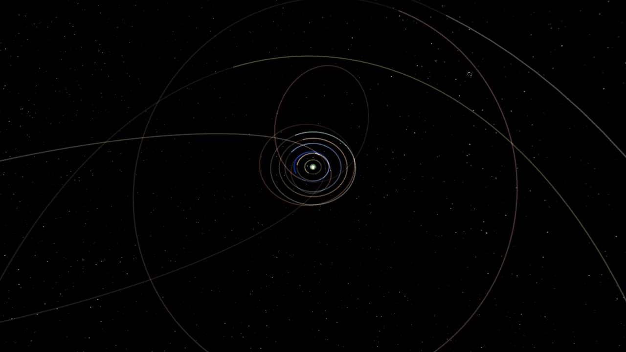 solar system 7 billion years ago