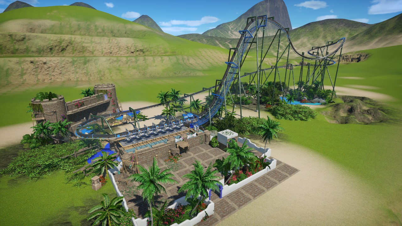 Mediterranean Castle Coaster
