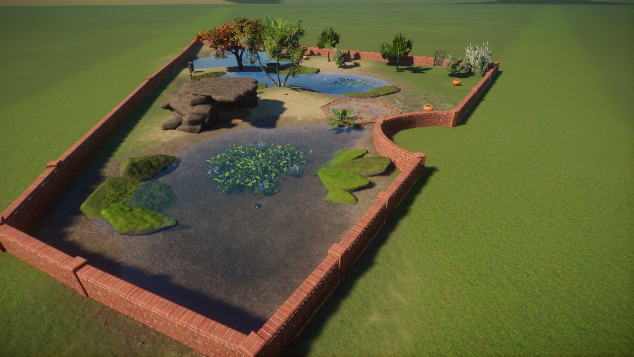 Cute gharial habitat