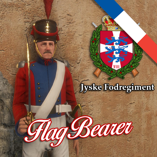 8. DANSKE Slesvig Flagbearer
