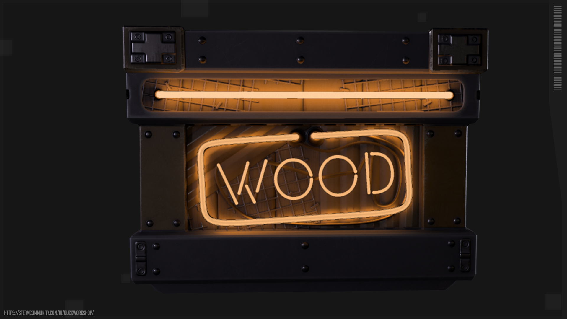 Neon Wood Storage