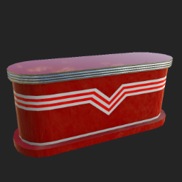 Retro Bar - Red