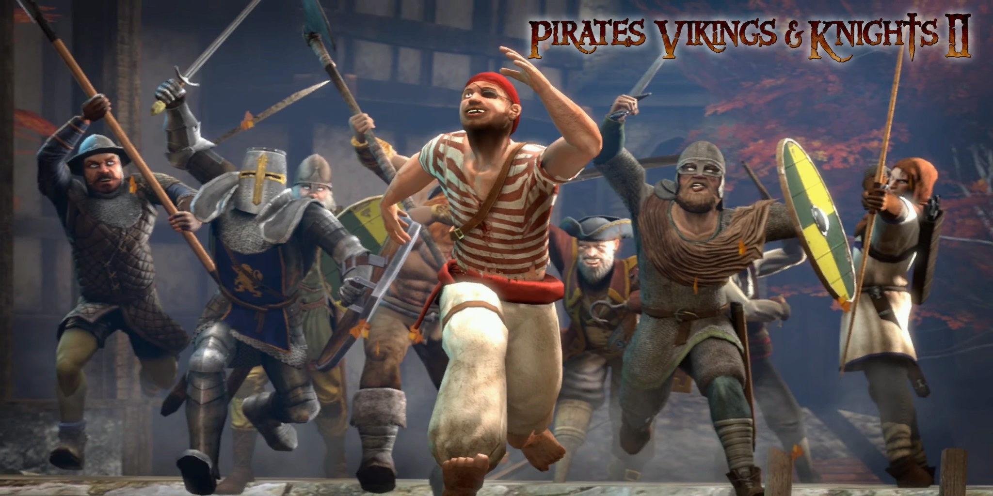 Pirates Vikings & Knights II new background