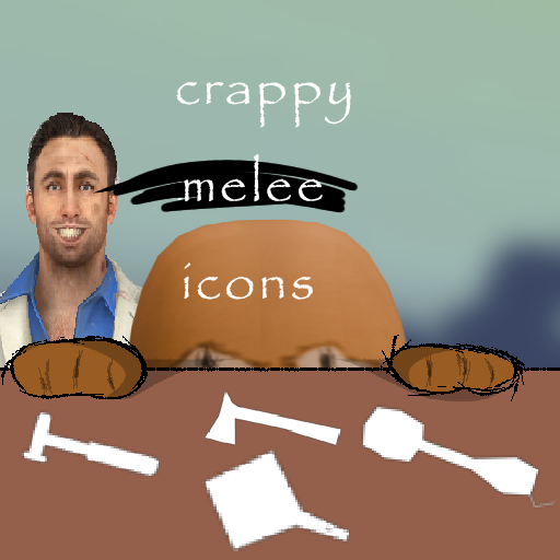 Unofficial crappy melee weapons icon pack preview